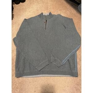 Tommy Bahama qtr zip sweater size L